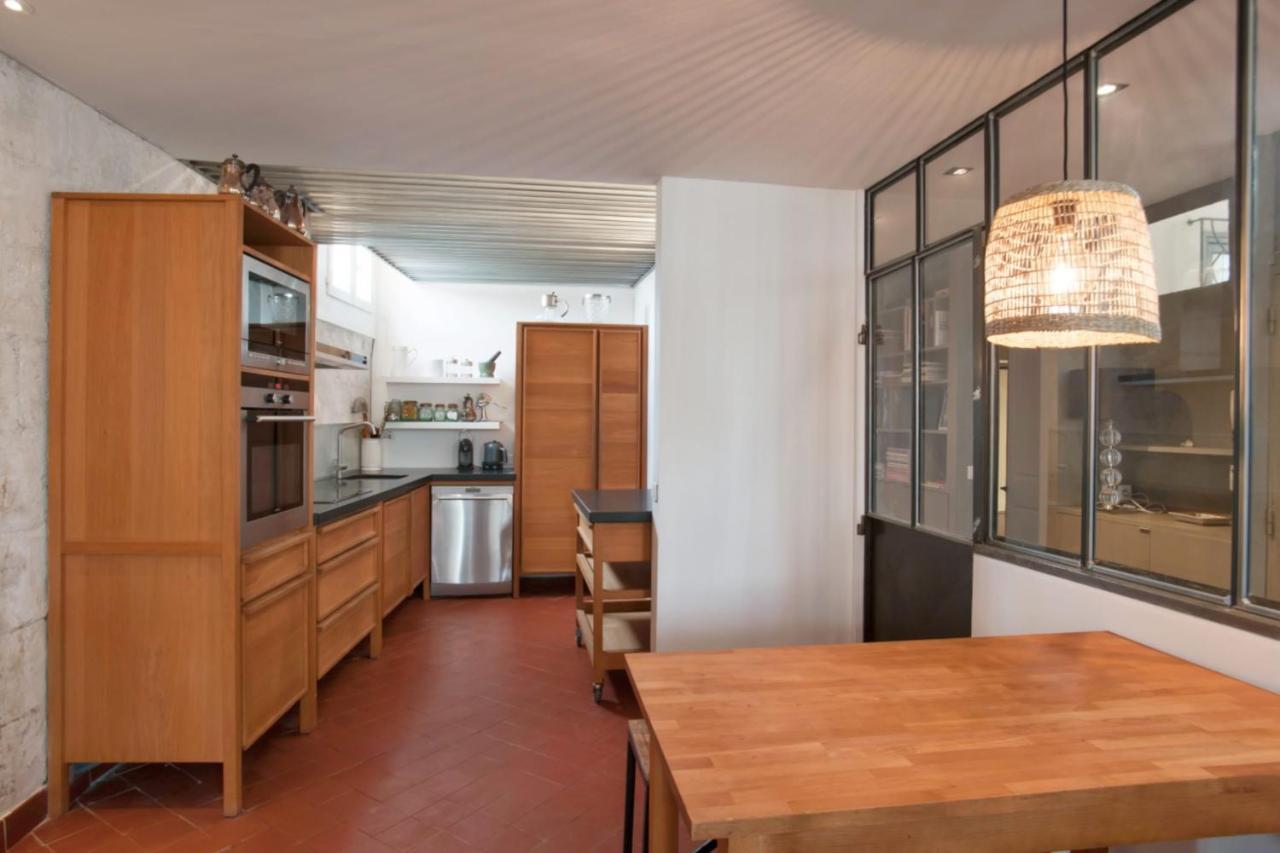 Charming And Large Duplex Flat With Beautiful Terrace In Avignon Leilighet Eksteriør bilde